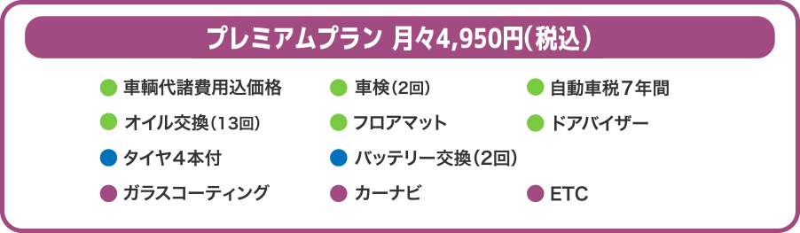 プレミアムプラン月々4500円