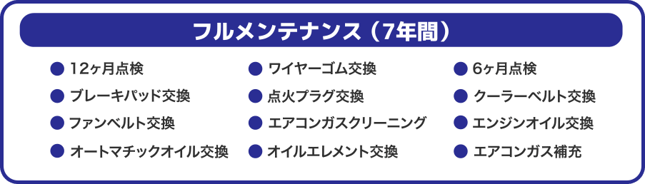 フルメンテナンス(7年間)
